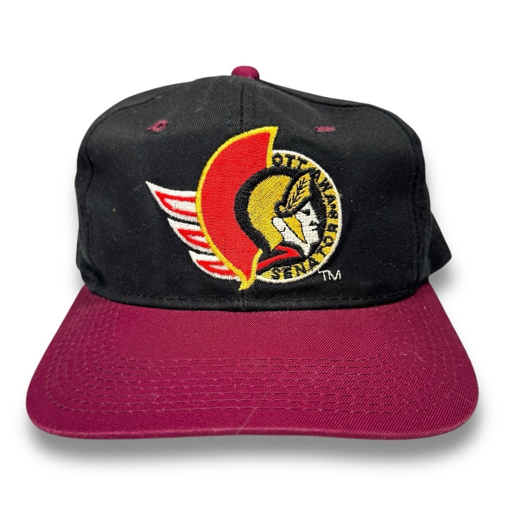 Ottawa‎ Senators Snapback Hat Cap Youngan NHL Hockey Vintage 90s